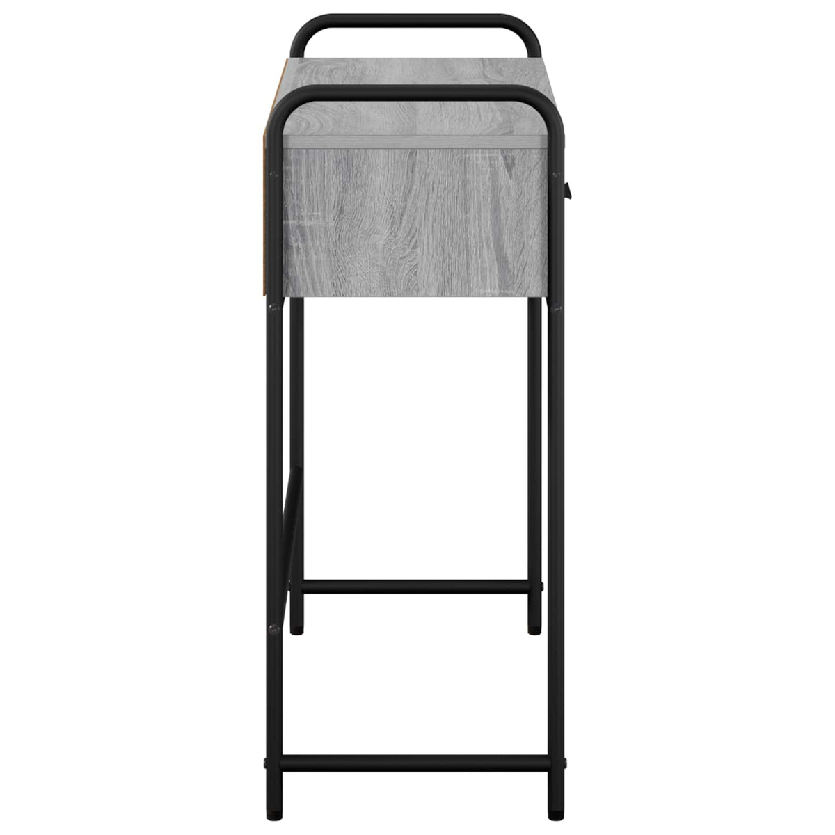 vidaXL Konsola Szary Sonoma 90 x 33 x 80,5 cm Drewno inżynieryjne