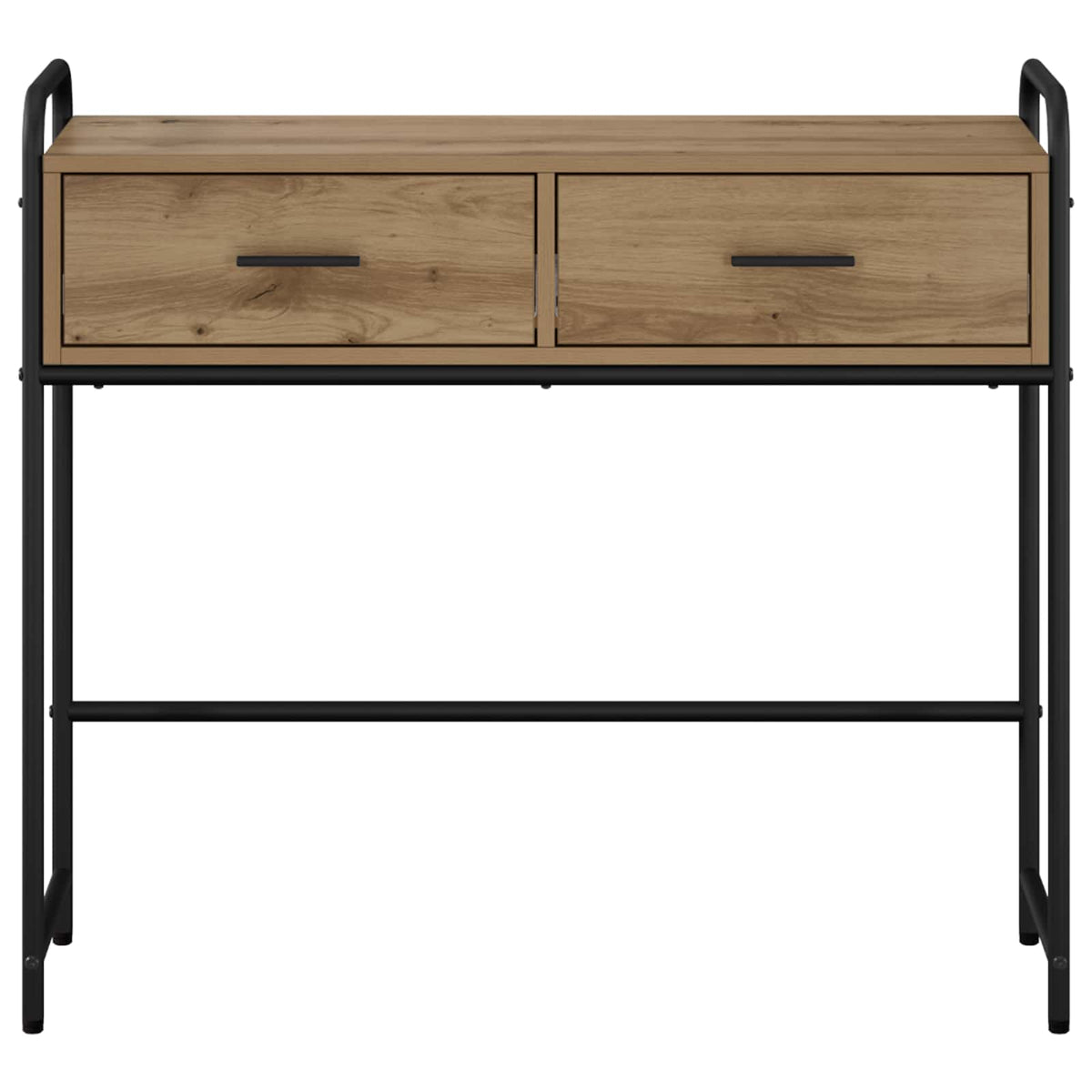 vidaXL Konsola Dąb artisan 90 x 33 x 80,5 cm Drewno inżynieryjne