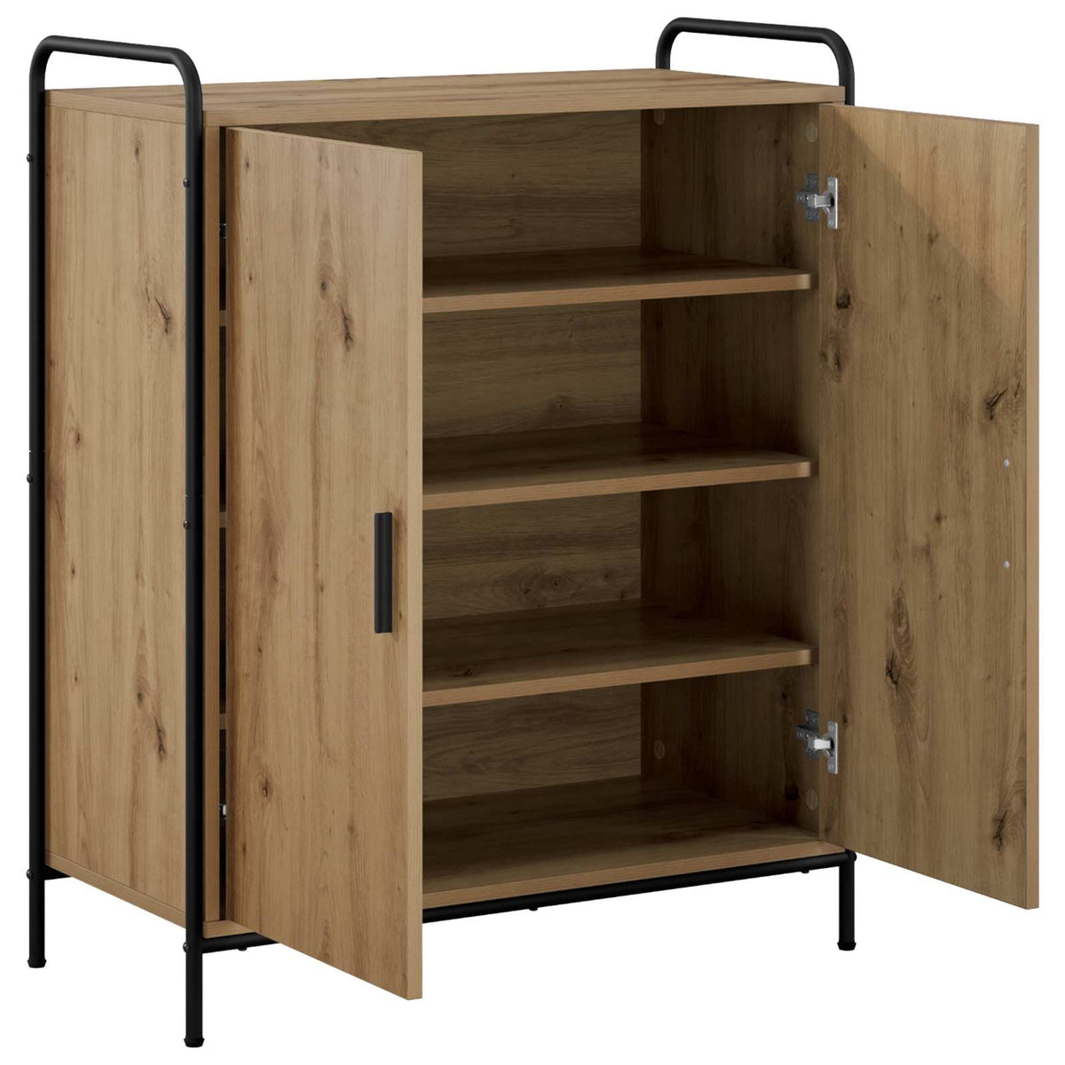 vidaXL Szafka na buty 76 x 36,5 x 93 cm Drewno inżynieryjne
