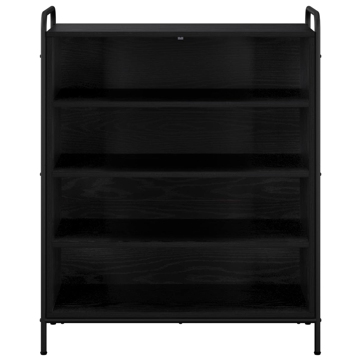 vidaXL Szafka na buty 76 x 36,5 x 93 cm Drewno inżynieryjne Czarny dąb