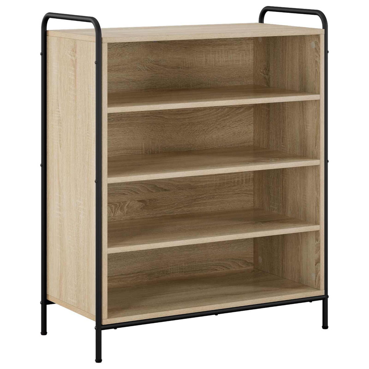 vidaXL Szafka na buty 76 x 36,5 x 93 cm Drewno inżynieryjne dąb Sonoma