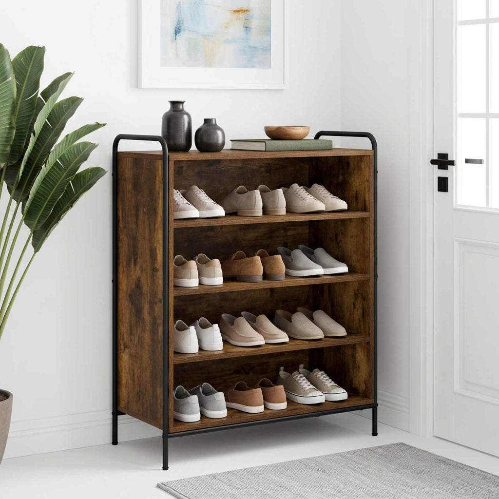vidaXL Szafka na buty 76 x 36,5 x 93 cm Drewno inżynieryjne
