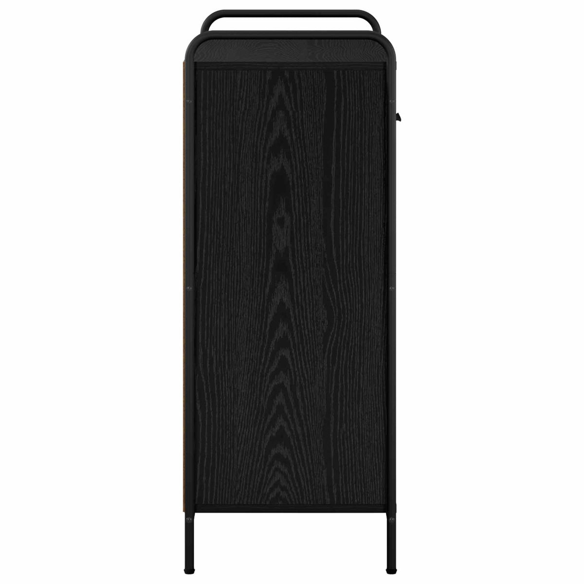 vidaXL Szafka na buty 76 x 36,5 x 93 cm Drewno inżynieryjne Czarny dąb