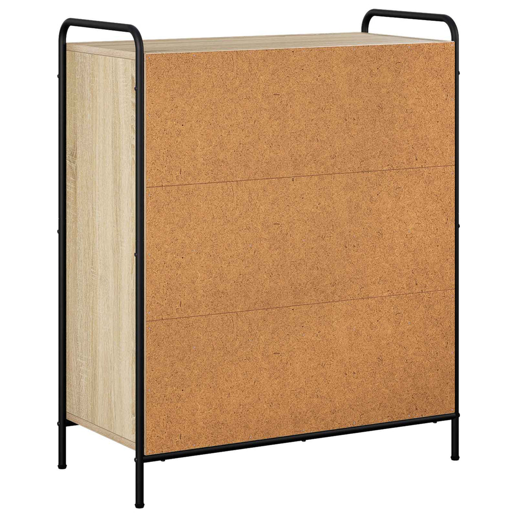 vidaXL Szafka na buty 76 x 36,5 x 93 cm Drewno inżynieryjne dąb Sonoma