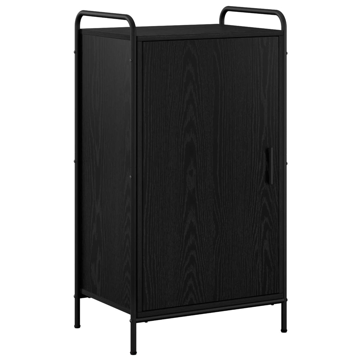 vidaXL Szafka na buty 51 x 36,5 x 93 cm Drewno inżynieryjne Czarny dąb