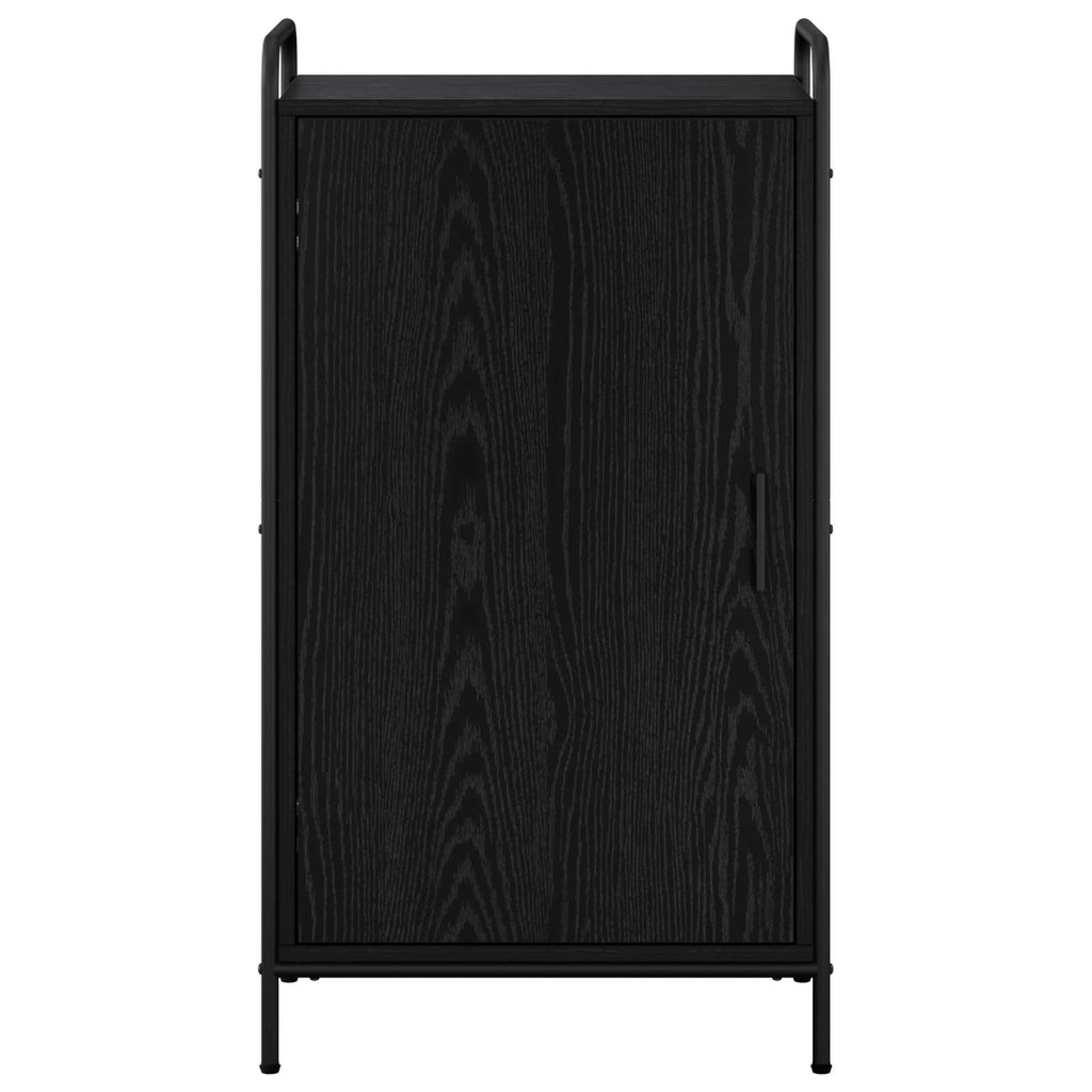 vidaXL Szafka na buty 51 x 36,5 x 93 cm Drewno inżynieryjne Czarny dąb