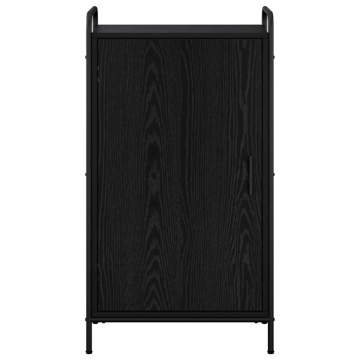 vidaXL Szafka na buty 51 x 36,5 x 93 cm Drewno inżynieryjne Czarny dąb
