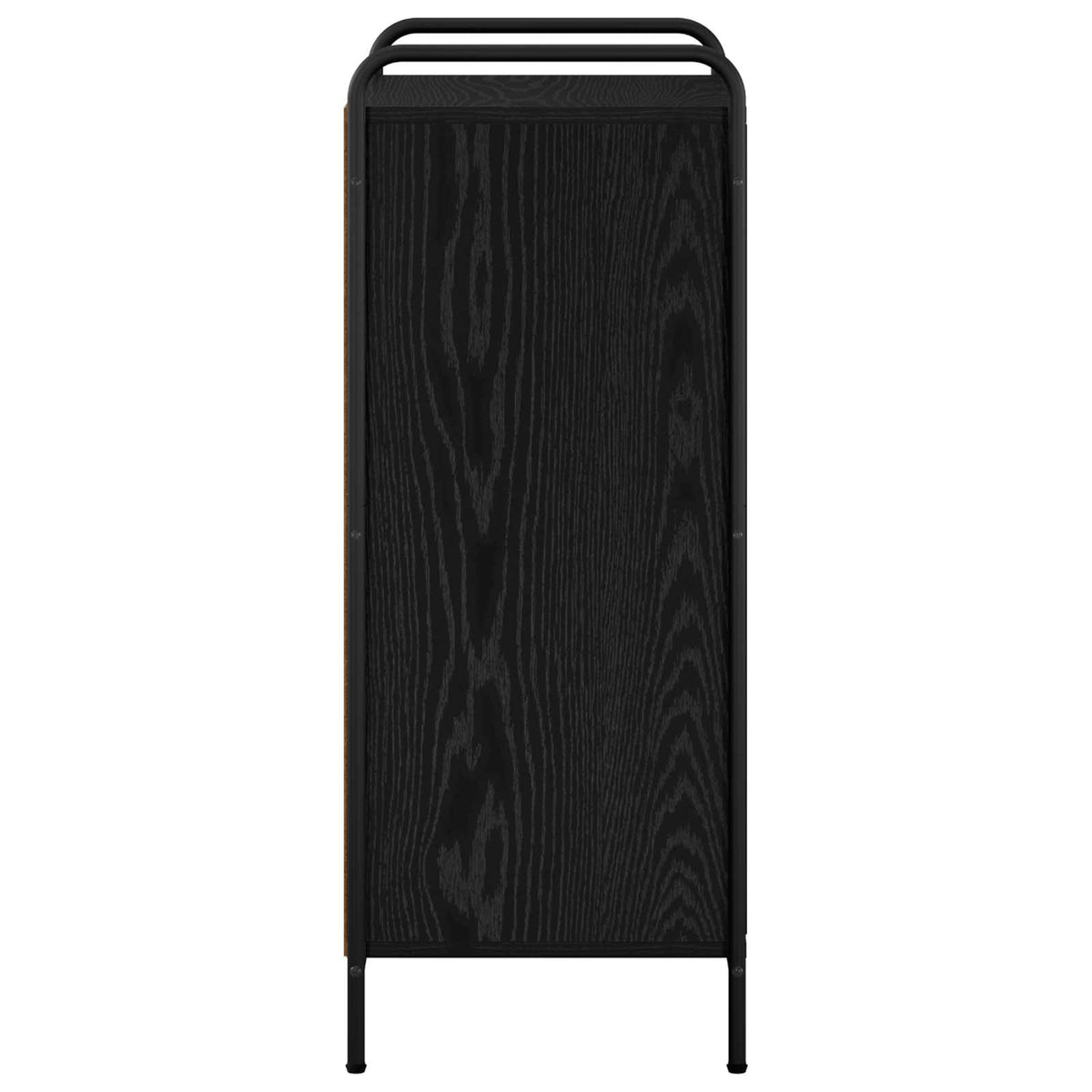 vidaXL Szafka na buty 51 x 36,5 x 93 cm Drewno inżynieryjne Czarny dąb