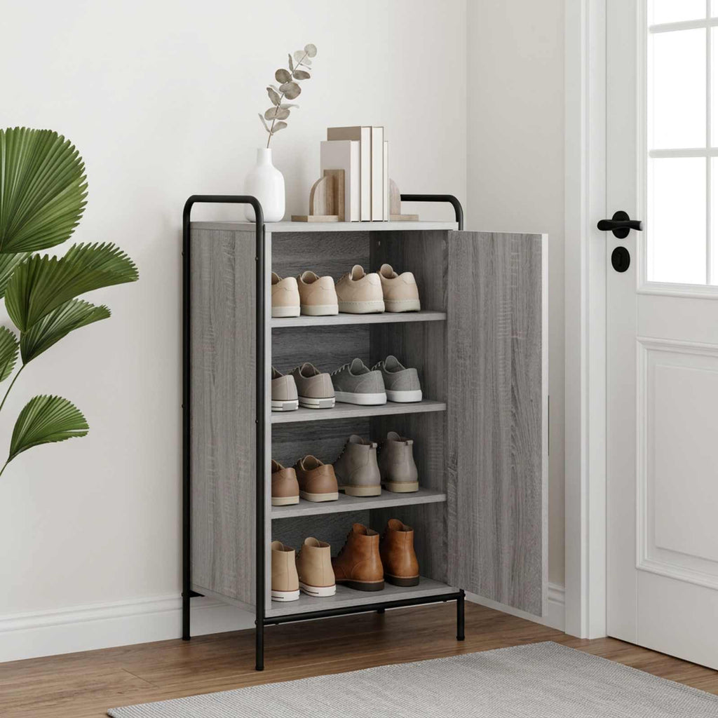 vidaXL Szafka na buty 51 x 36,5 x 93 cm Drewno inżynieryjne