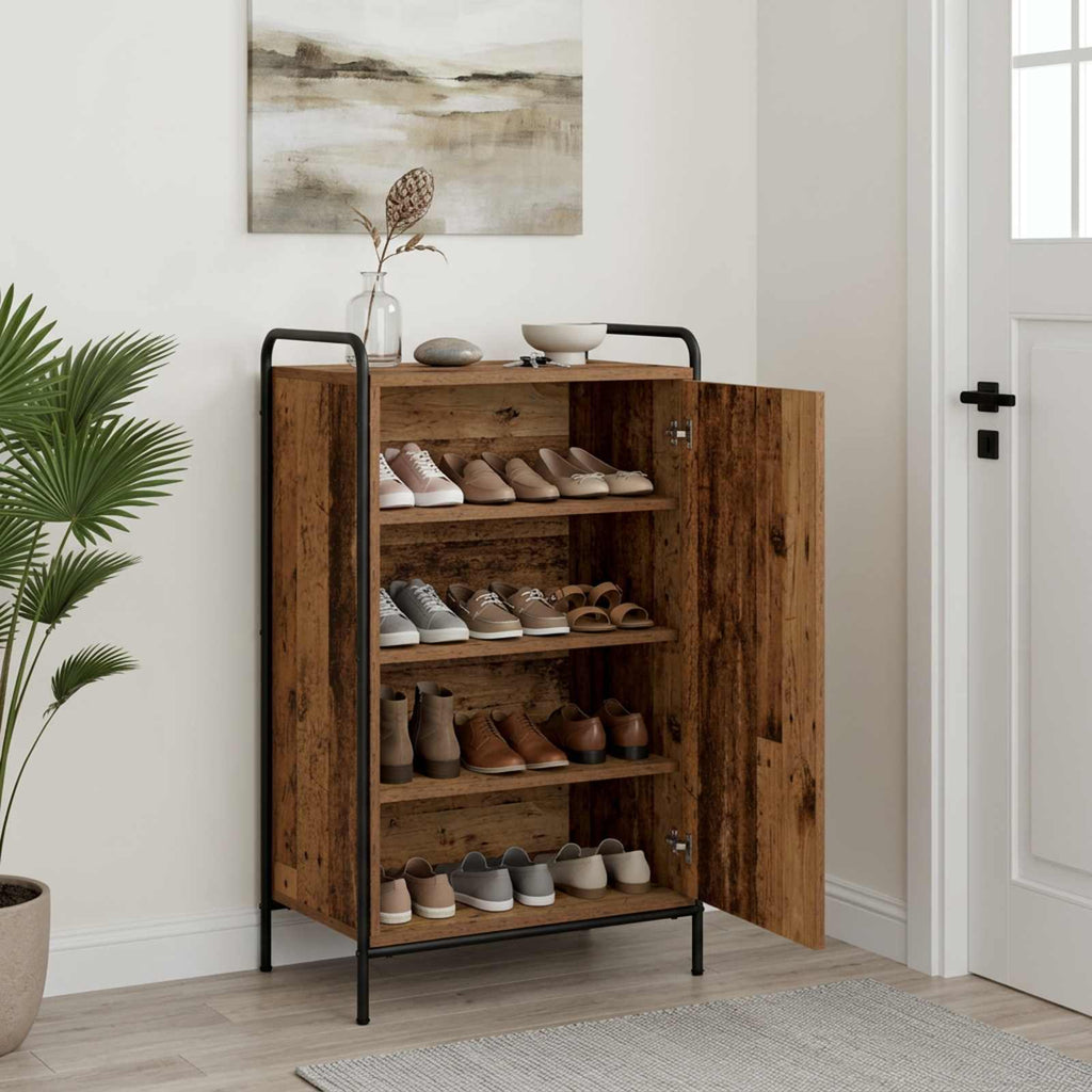 vidaXL Szafka na buty 51 x 36,5 x 93 cm Drewno inżynieryjne