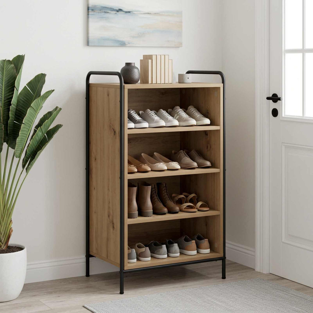vidaXL Szafka na buty 51 x 36,5 x 93 cm Drewno inżynieryjne