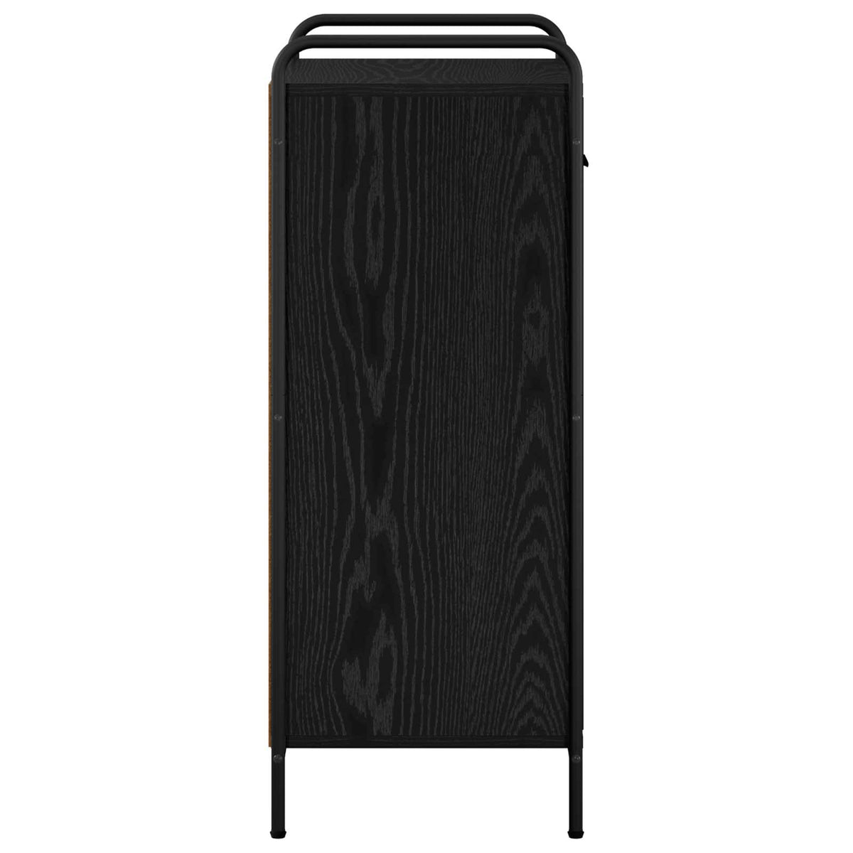 vidaXL Szafka na buty 51 x 36,5 x 93 cm Drewno inżynieryjne Czarny dąb