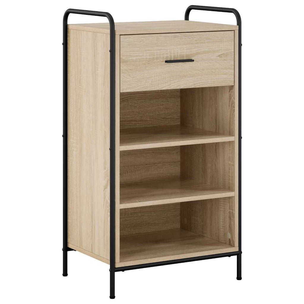vidaXL Szafka na buty 51 x 36,5 x 93 cm Drewno inżynieryjne dąb Sonoma
