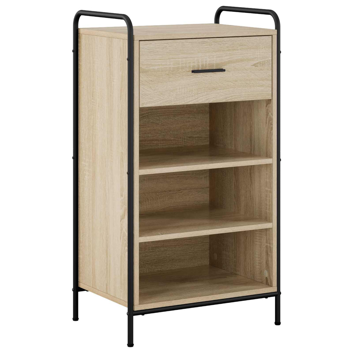vidaXL Szafka na buty 51 x 36,5 x 93 cm Drewno inżynieryjne dąb Sonoma