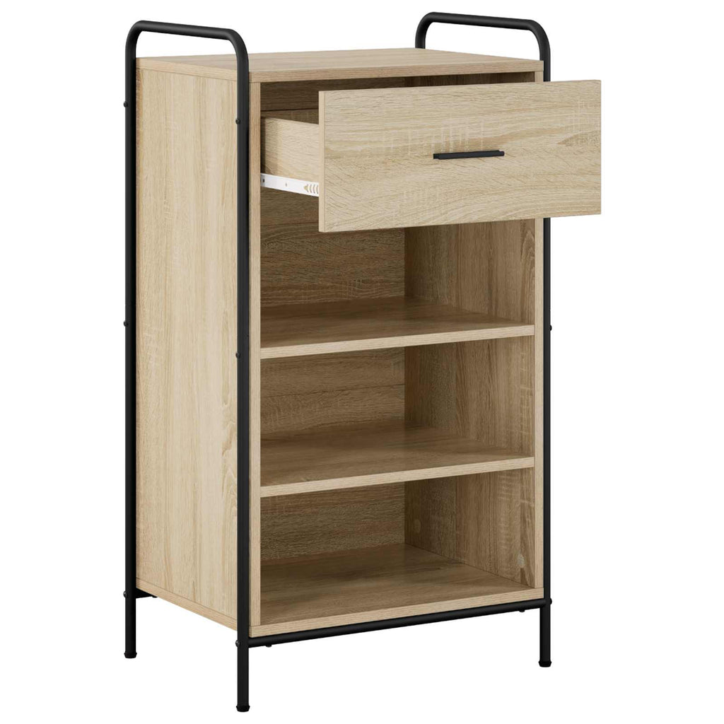 vidaXL Szafka na buty 51 x 36,5 x 93 cm Drewno inżynieryjne dąb Sonoma