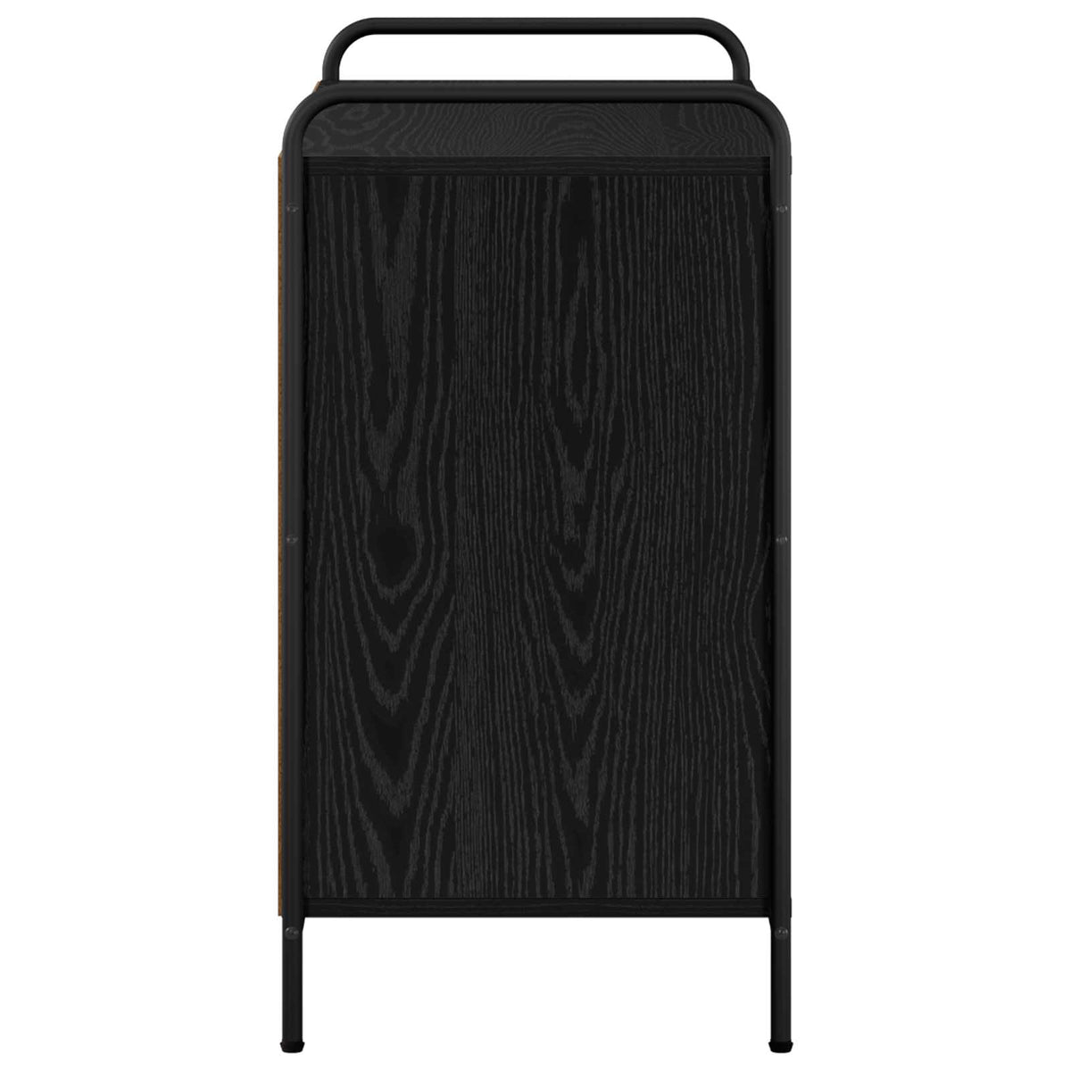 vidaXL Szafka na buty 85 x 39,5 x 75 cm Drewno inżynieryjne Czarny dąb