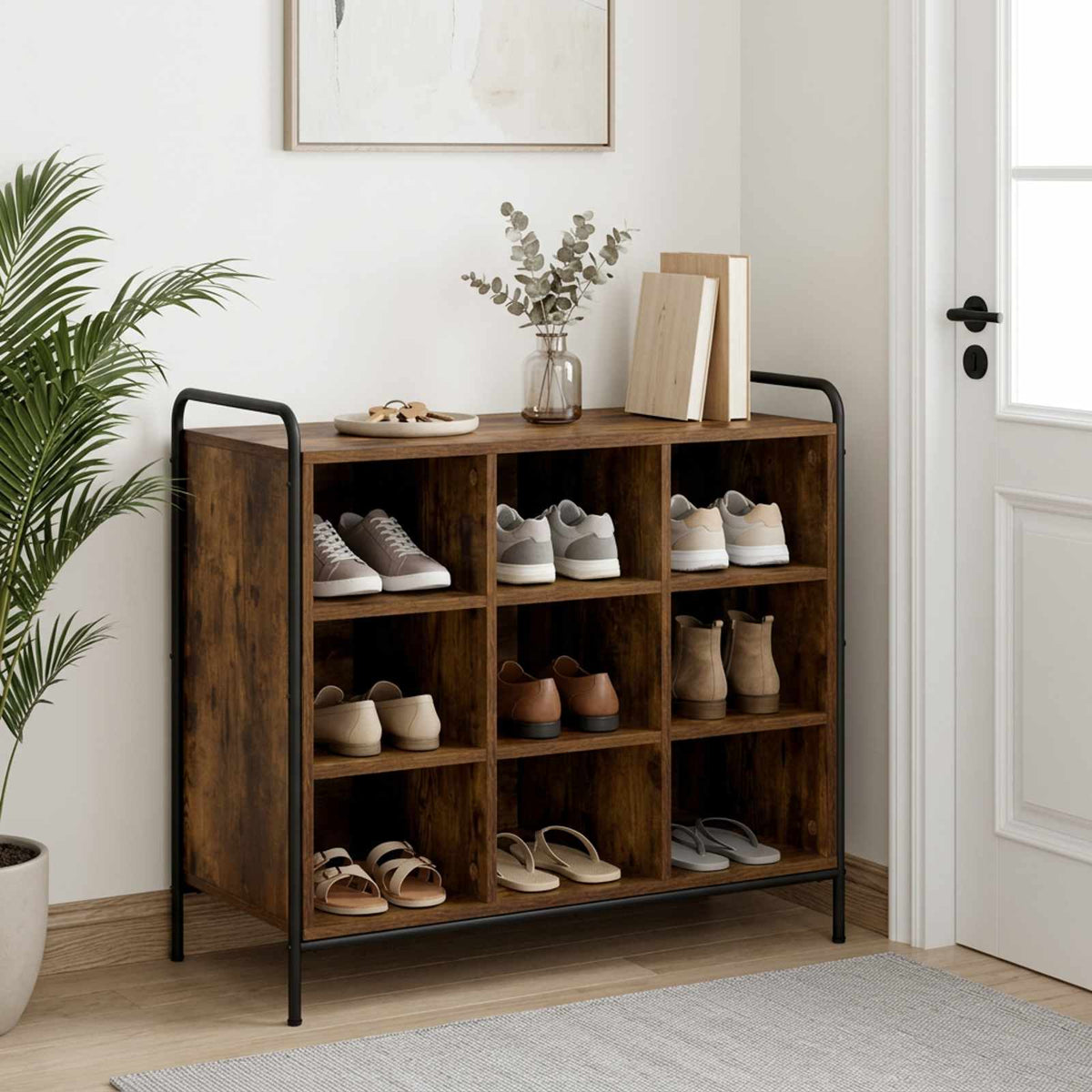 vidaXL Szafka na buty 85 x 39,5 x 75 cm Drewno inżynieryjne