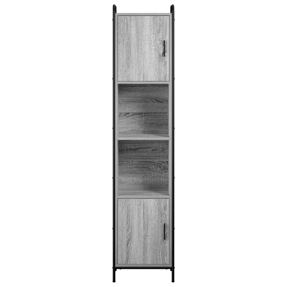 vidaXL Szafka Łazienkowa Szary Sonoma 46 x 36 x 181 cm