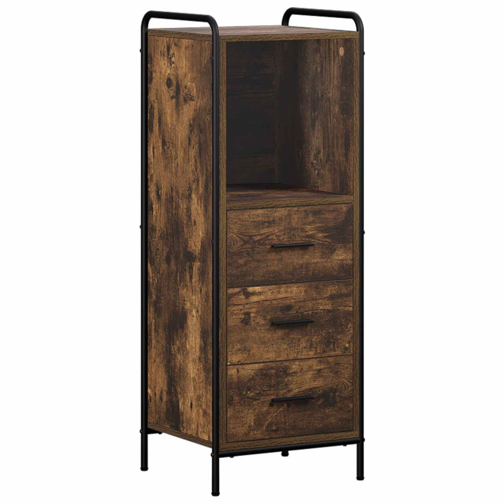 vidaXL Szafka Łazienkowa Dąb wędzony 40 x 36 x 109,5 cm