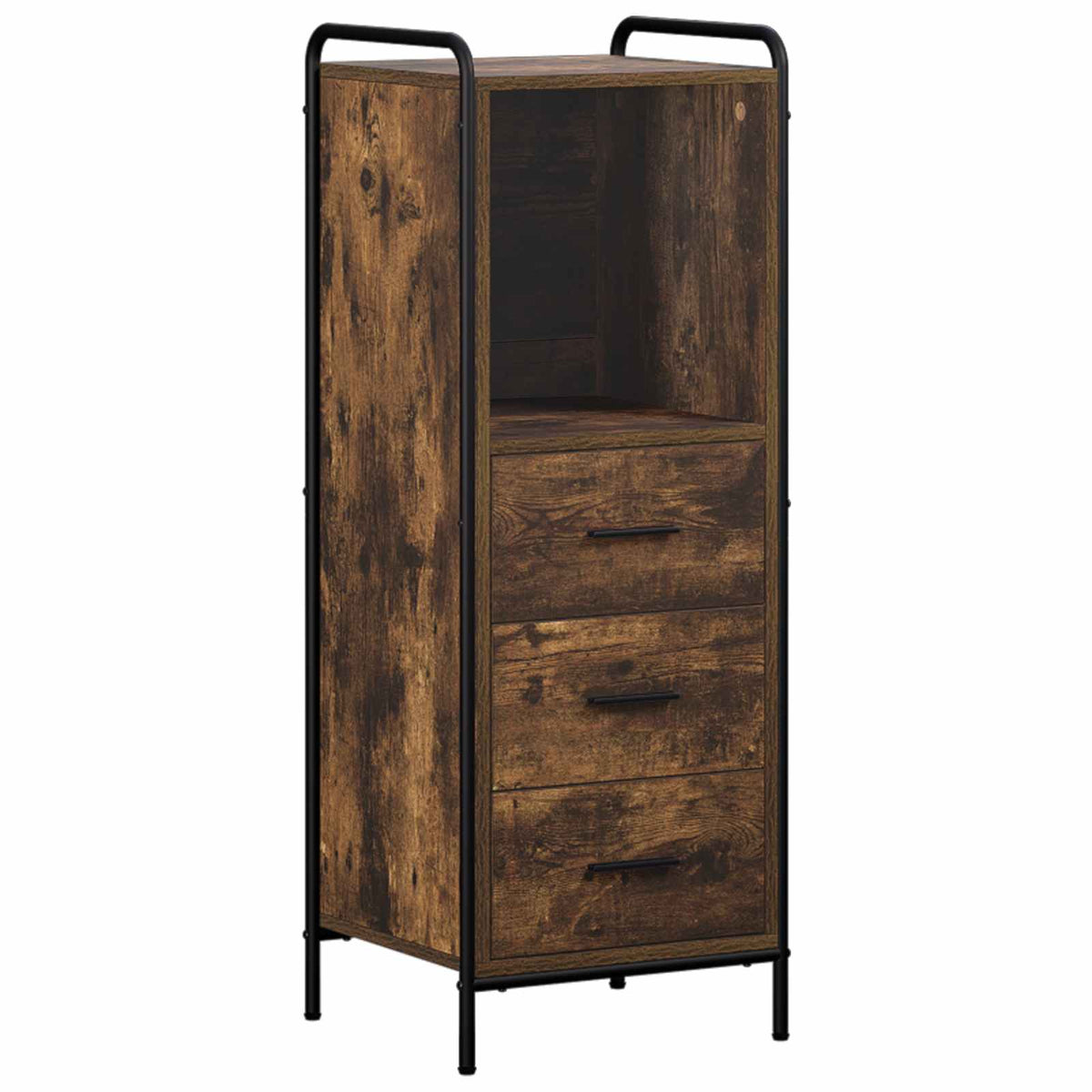 vidaXL Szafka Łazienkowa Dąb wędzony 40 x 36 x 109,5 cm