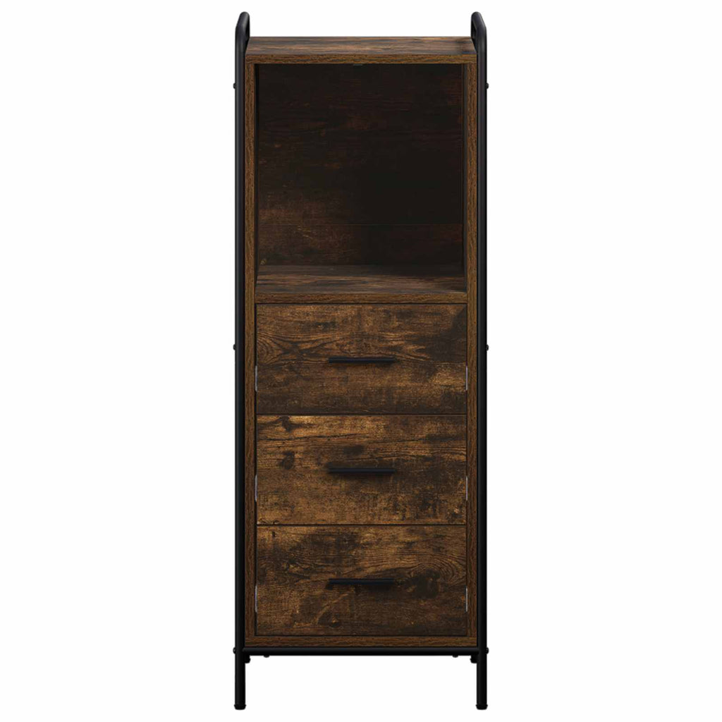 vidaXL Szafka Łazienkowa Dąb wędzony 40 x 36 x 109,5 cm