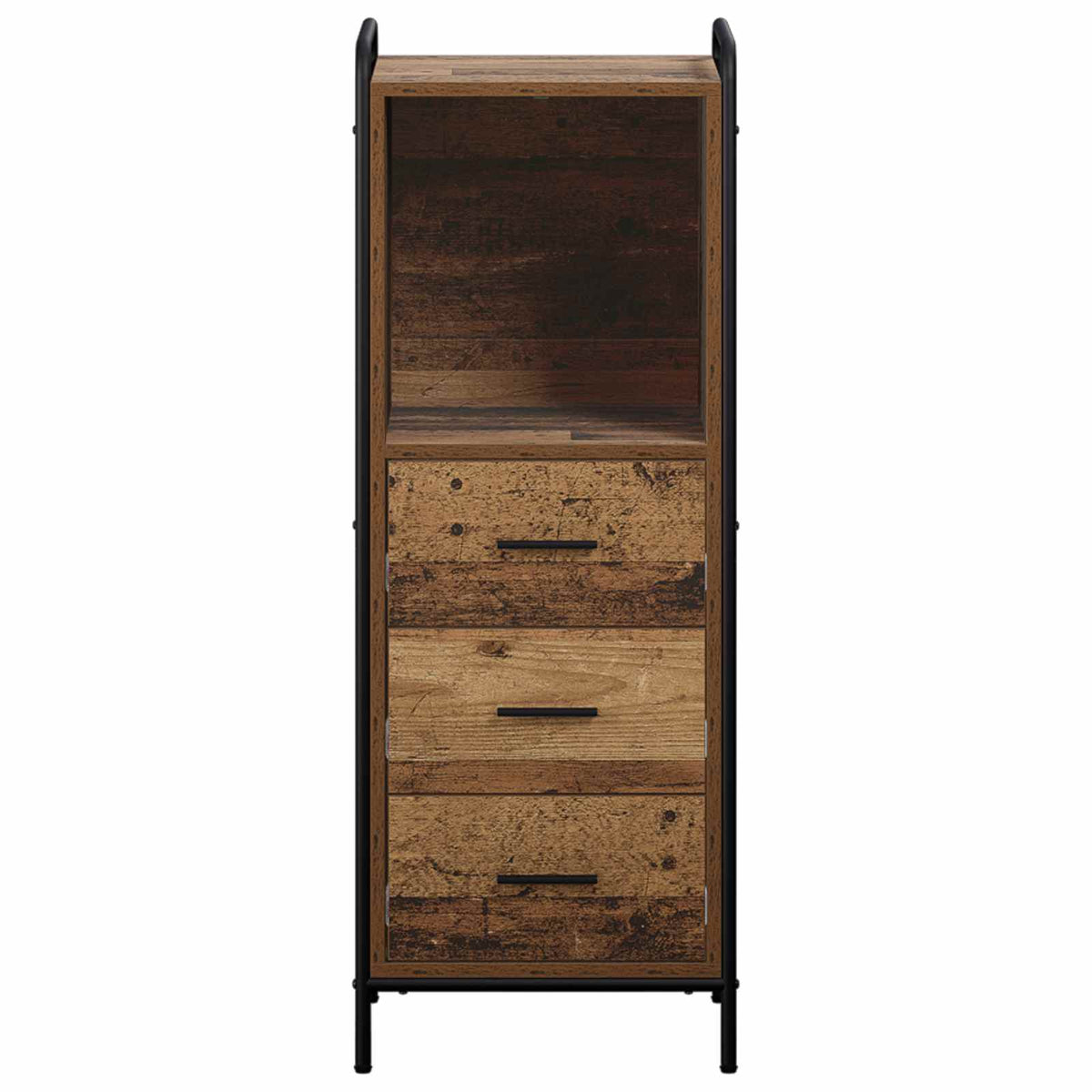 vidaXL Szafka Łazienkowa Stare drewno 40 x 36 x 109,5 cm