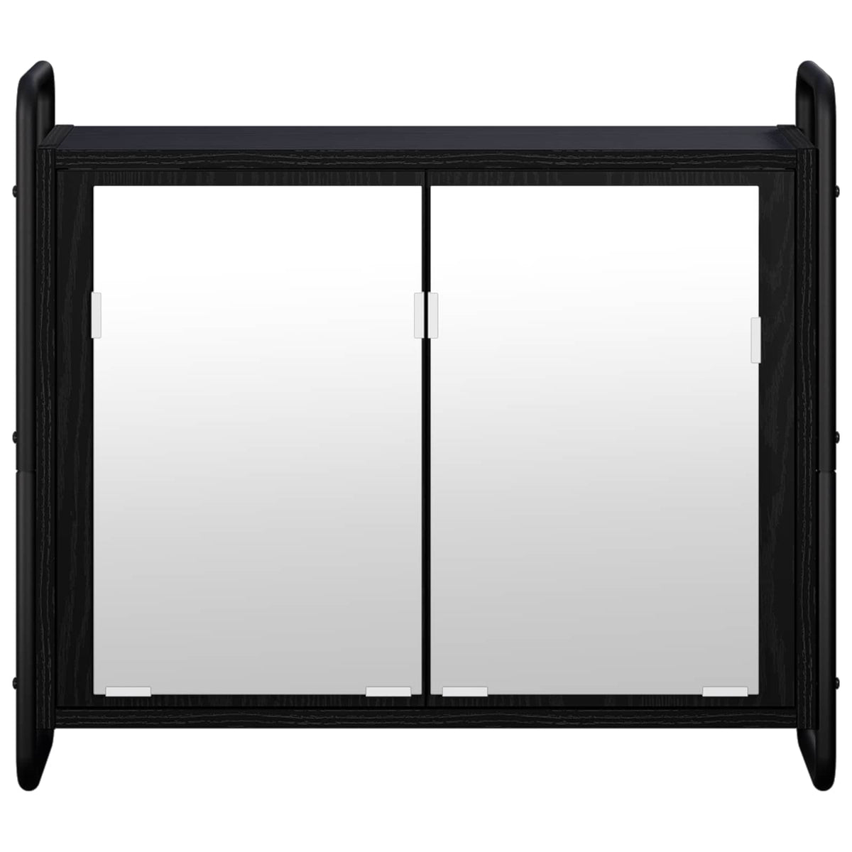 vidaXL Wisząca szafka łazienkowa Czarny dąb 64 x 20 x 56,5 cm