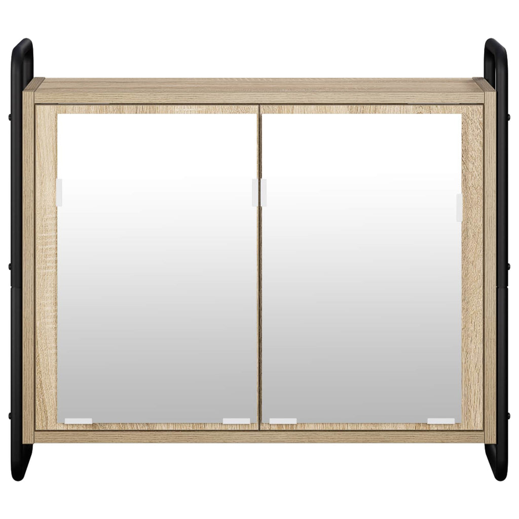 vidaXL Wisząca szafka łazienkowa dąb Sonoma 64 x 20 x 56,5 cm