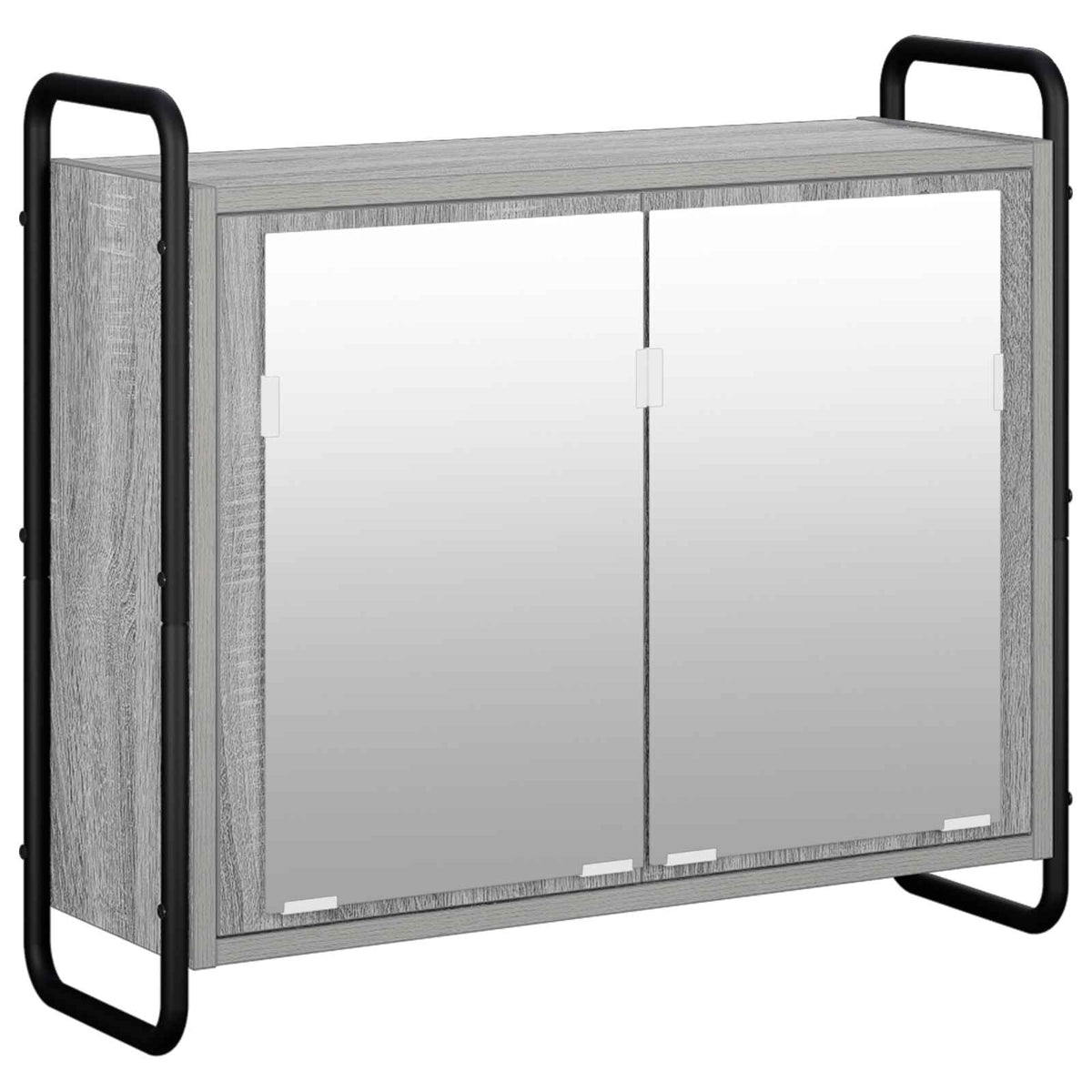 vidaXL Wisząca szafka łazienkowa Szary Sonoma 64 x 20 x 56,5 cm