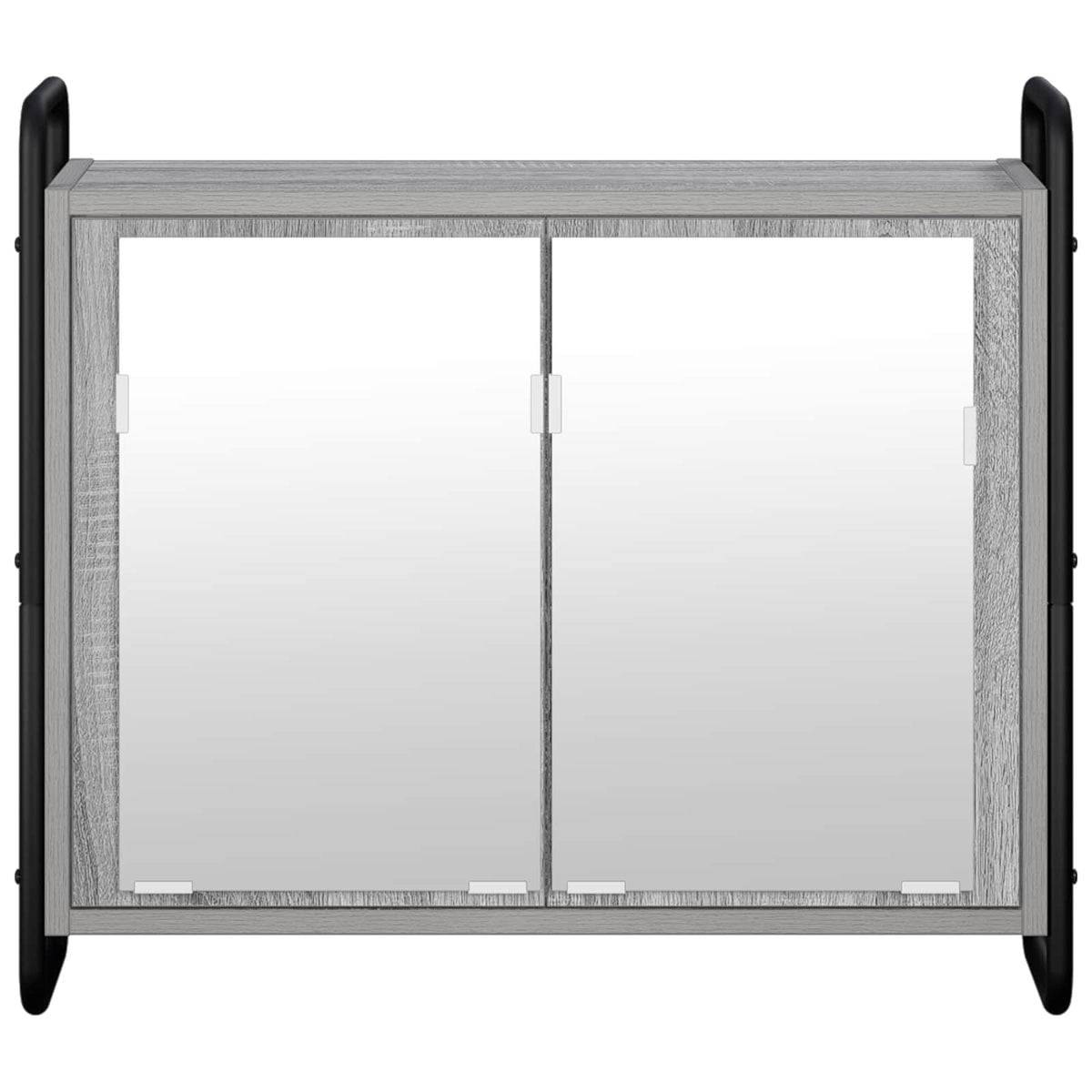 vidaXL Wisząca szafka łazienkowa Szary Sonoma 64 x 20 x 56,5 cm