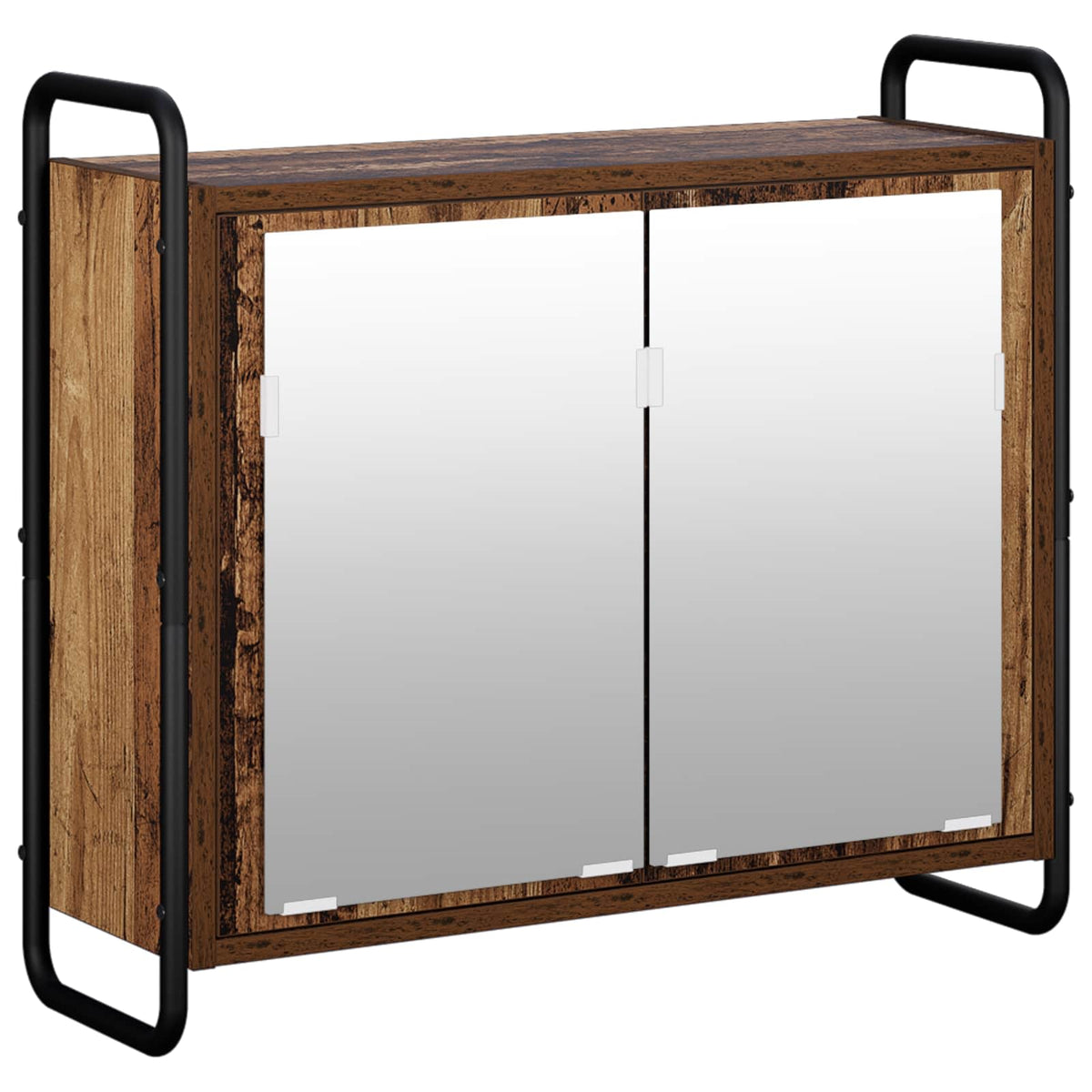 vidaXL Wisząca szafka łazienkowa Stare drewno 64 x 20 x 56,5 cm