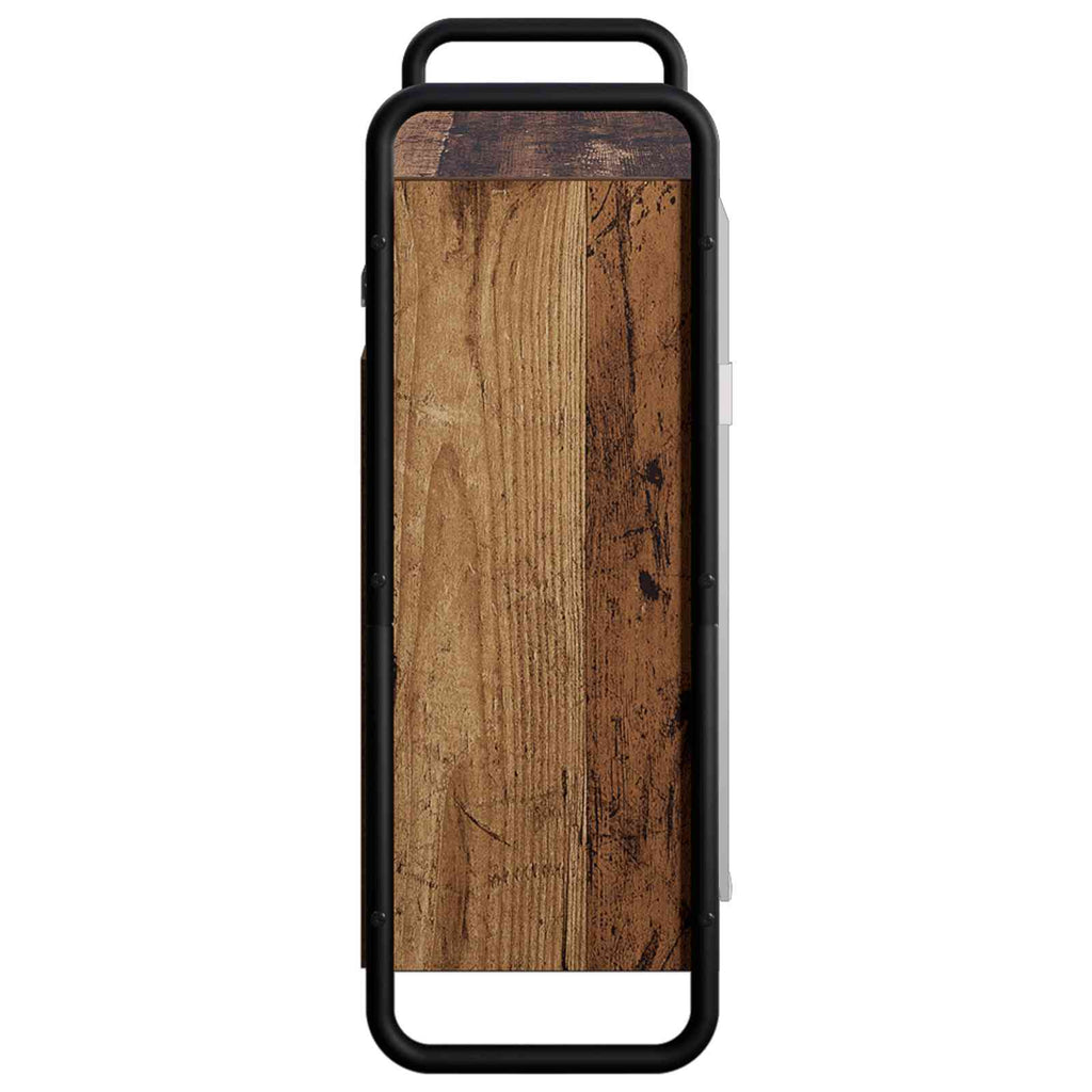 vidaXL Wisząca szafka łazienkowa Stare drewno 64 x 20 x 56,5 cm