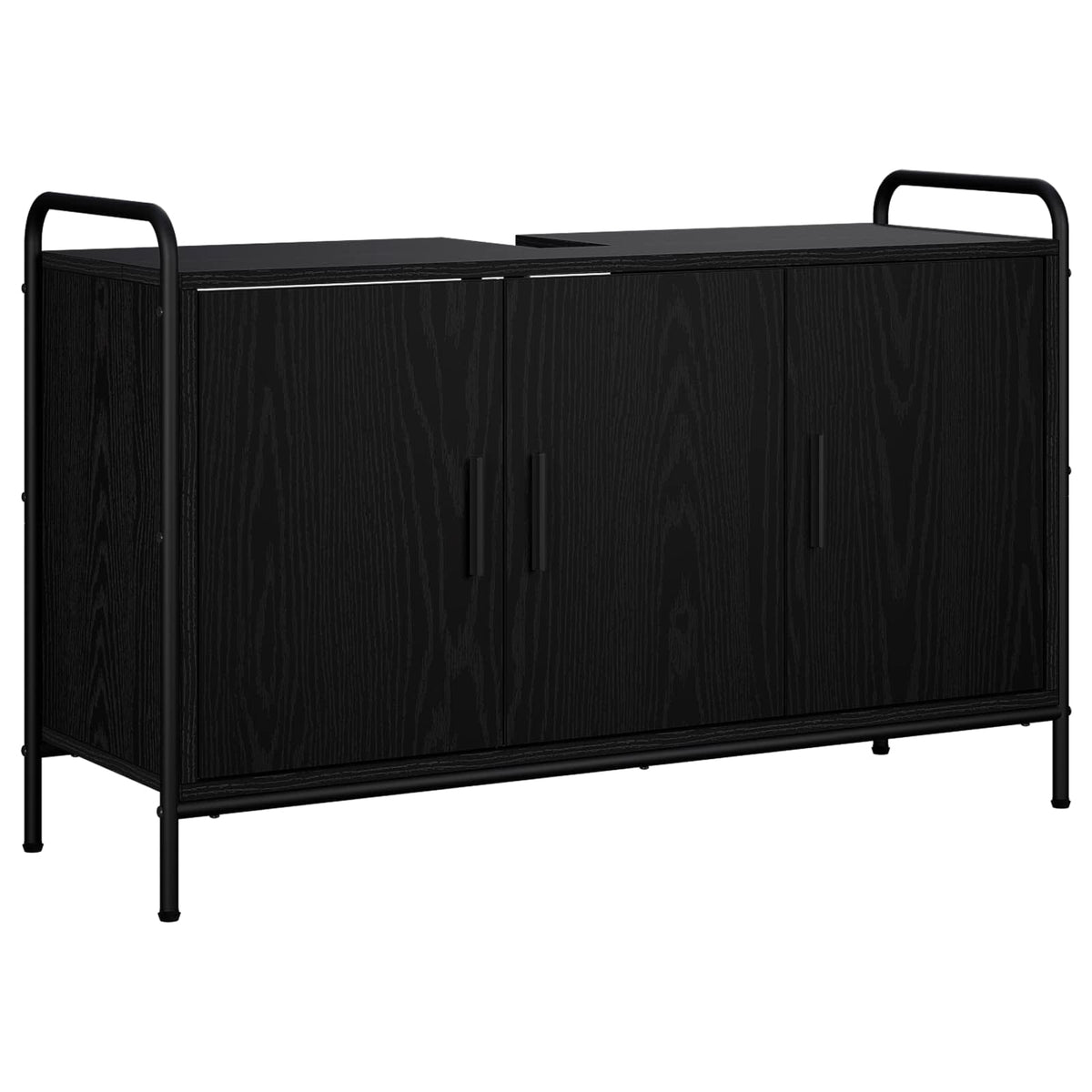 vidaXL Szafka Łazienkowa Czarny dąb 95 x 34 x 61 cm