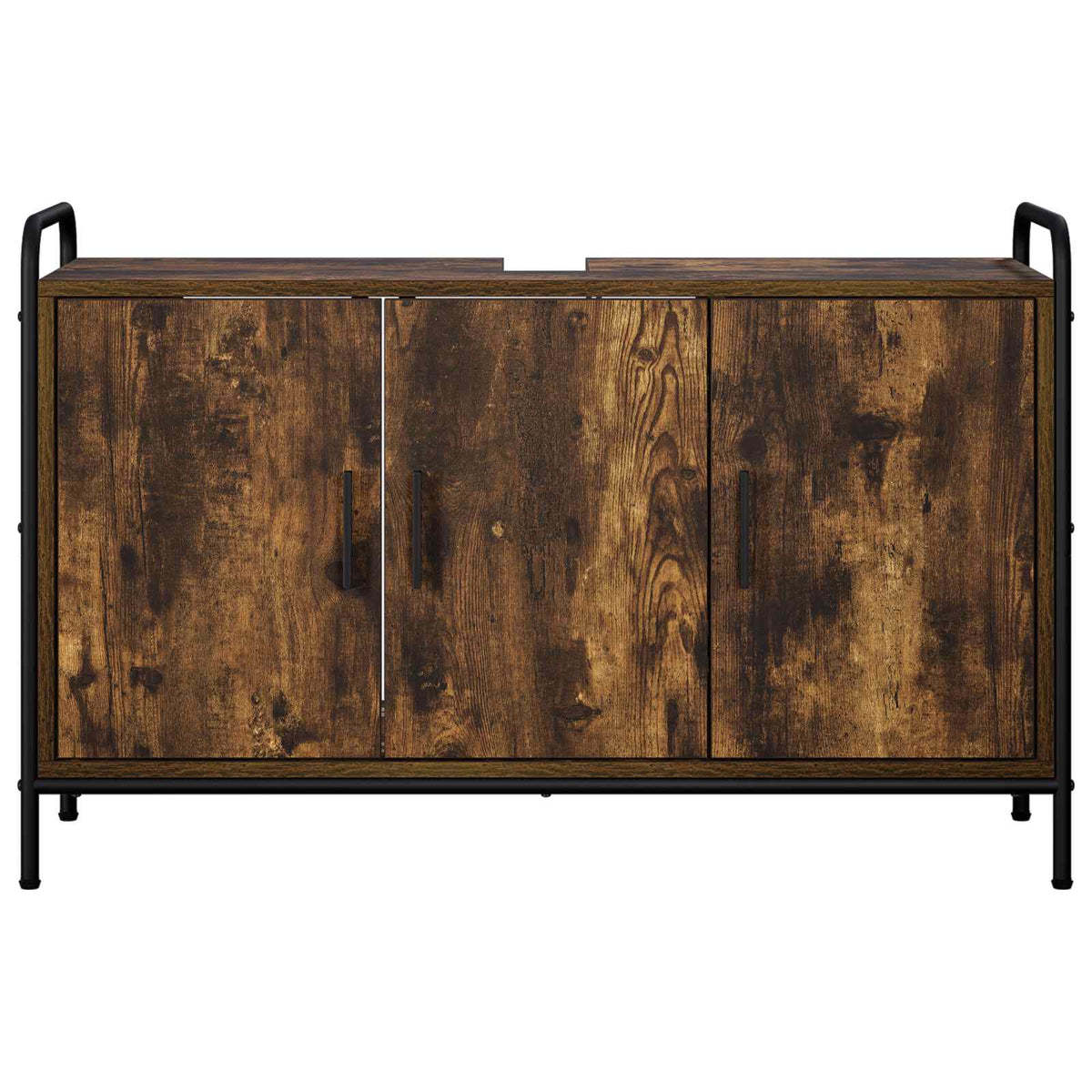 vidaXL Szafka Łazienkowa Dąb wędzony 95 x 34 x 61 cm