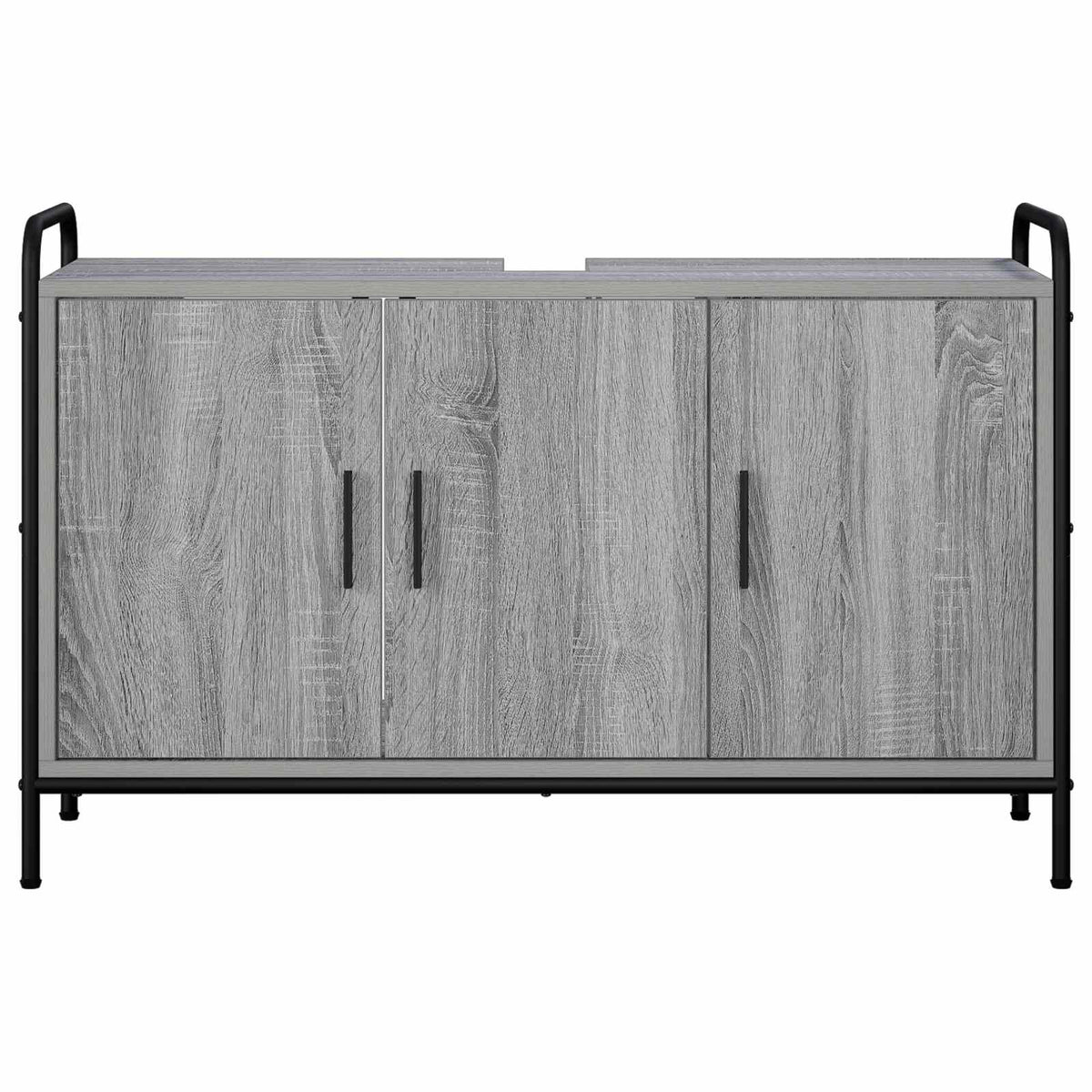 vidaXL Szafka Łazienkowa Szary Sonoma 95 x 34 x 61 cm