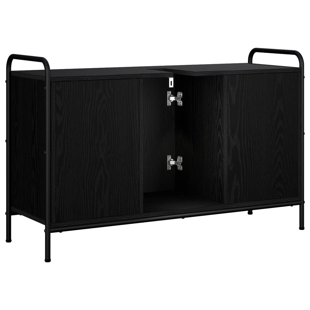 vidaXL Szafka Łazienkowa Czarny dąb 95 x 34 x 61 cm