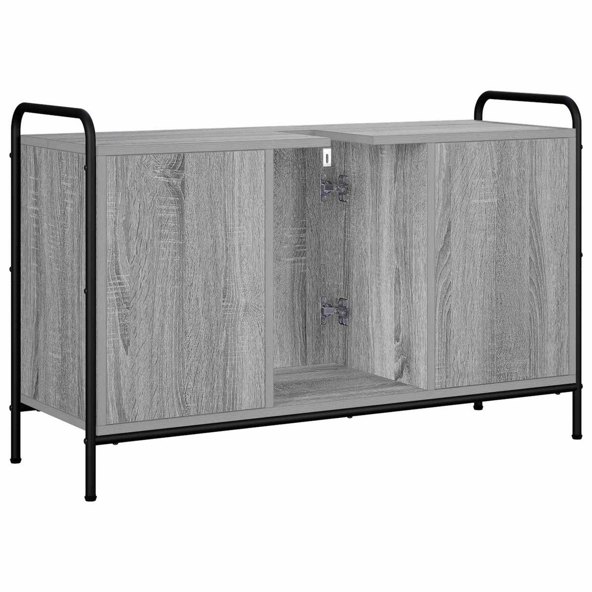 vidaXL Szafka Łazienkowa Szary Sonoma 95 x 34 x 61 cm