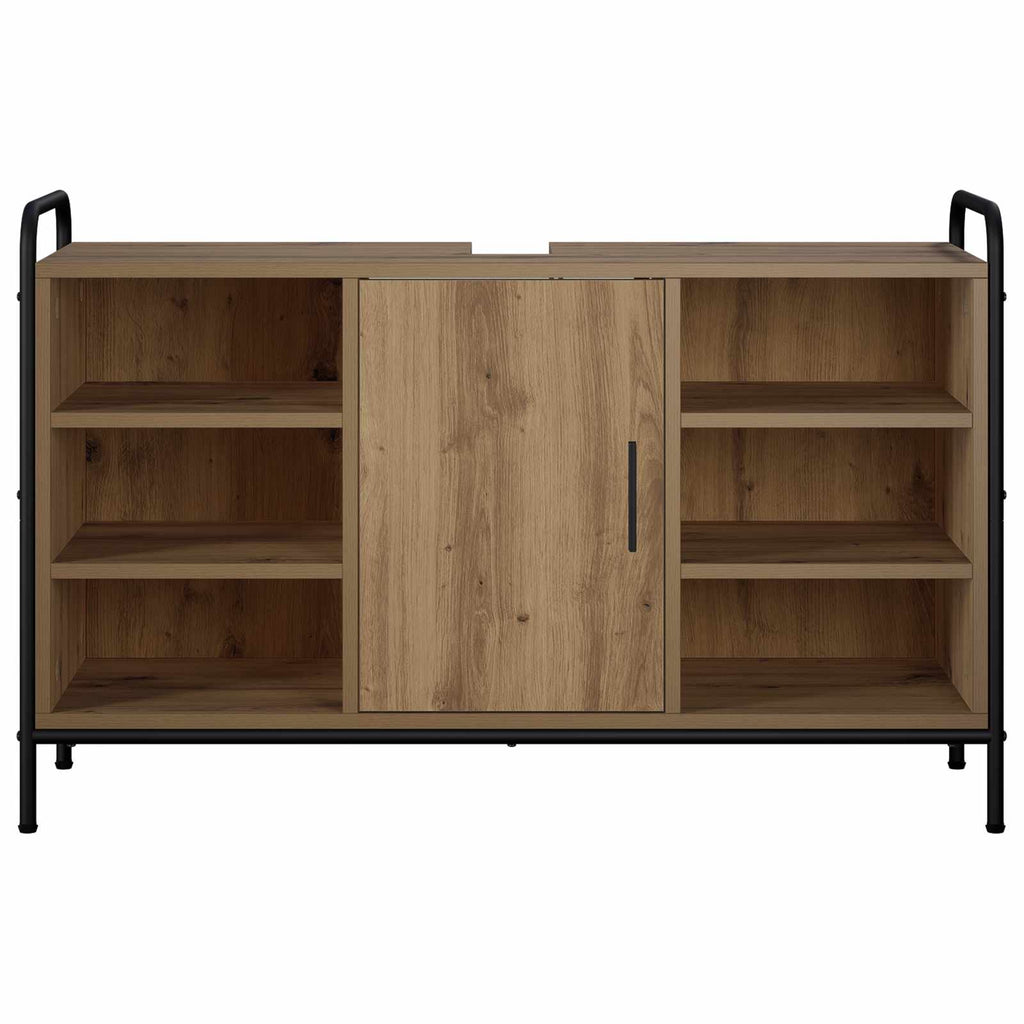 vidaXL Szafka Łazienkowa Dąb artisan 95 x 34 x 61 cm