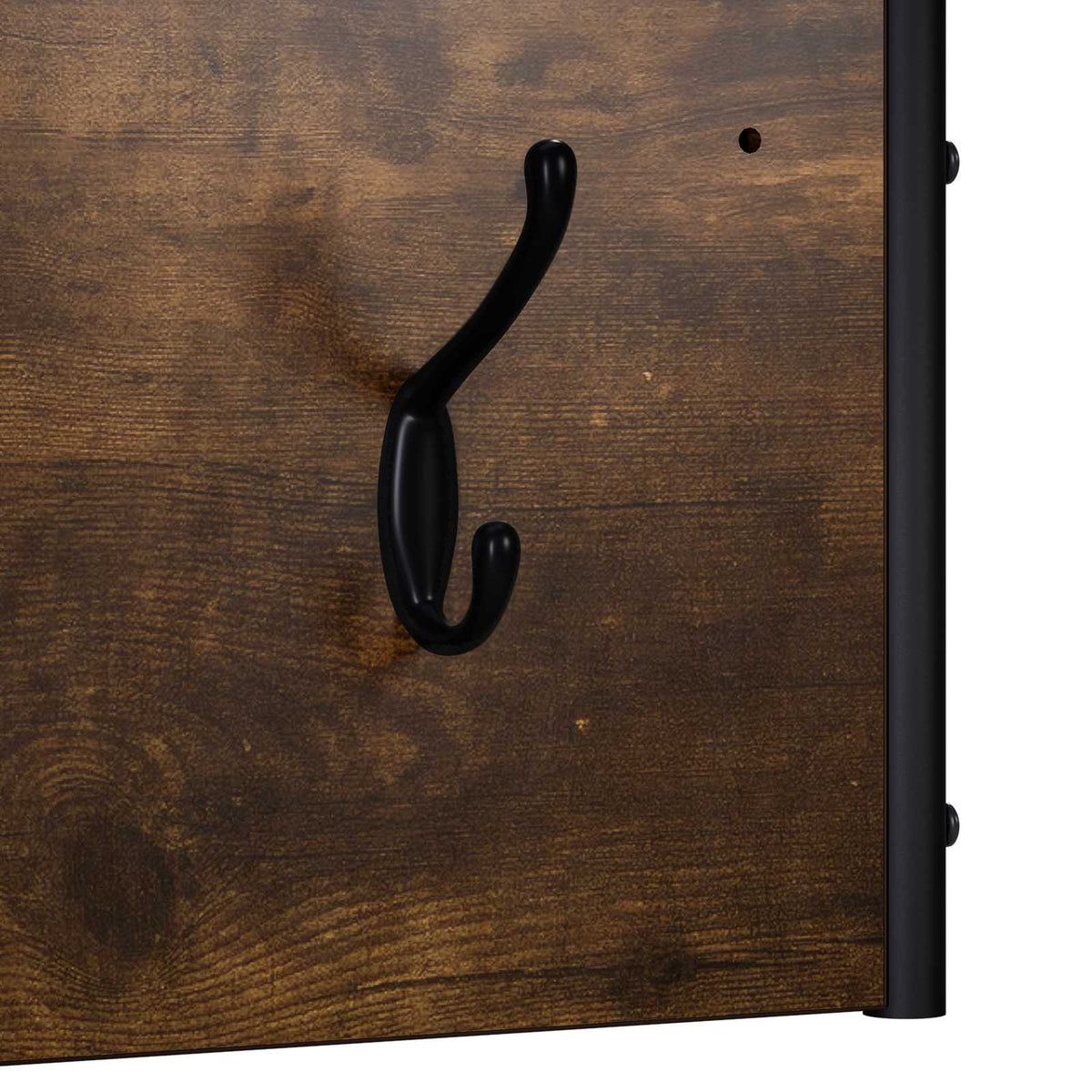 vidaXL Wieszak na płaszcze Dąb wędzony 100 x 30 x 25 cm