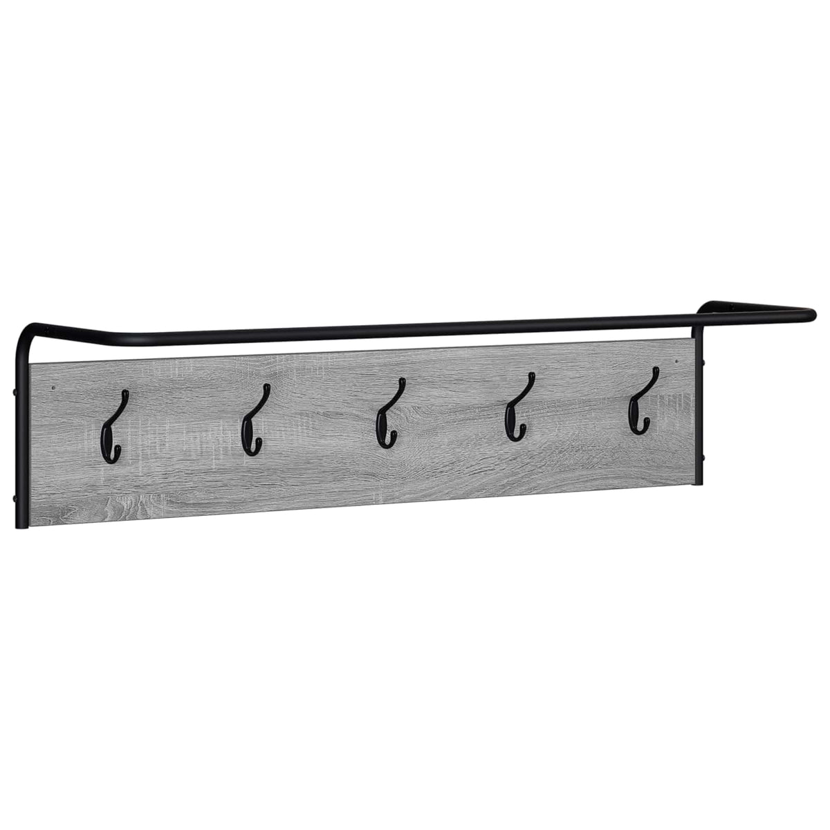 vidaXL Wieszak na płaszcze Szary Sonoma 100 x 30 x 25 cm