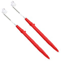 vidaXL Parasol z Klamrą 2 pcs Czerwony ceglasty Ø 105 x 86 cm