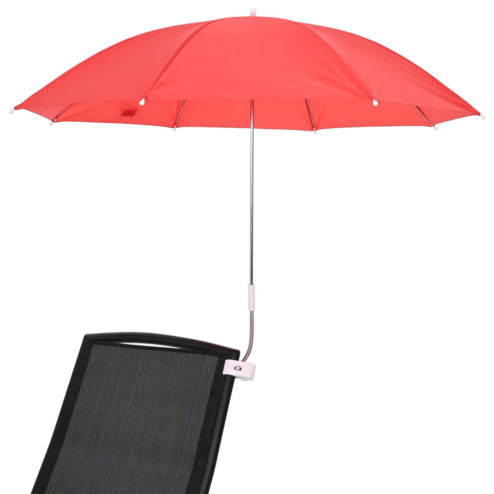vidaXL Parasol z Klamrą 2 pcs Czerwony ceglasty Ø 105 x 86 cm