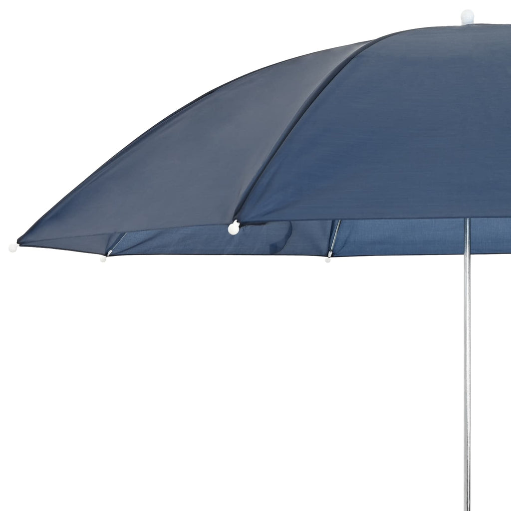 vidaXL Parasol z Klamrą 2 pcs Granatowy Ø 105 x 86 cm Poliester 170T