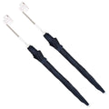 vidaXL Parasol z Klamrą 2 pcs Granatowy Ø 105 x 86 cm Poliester 170T