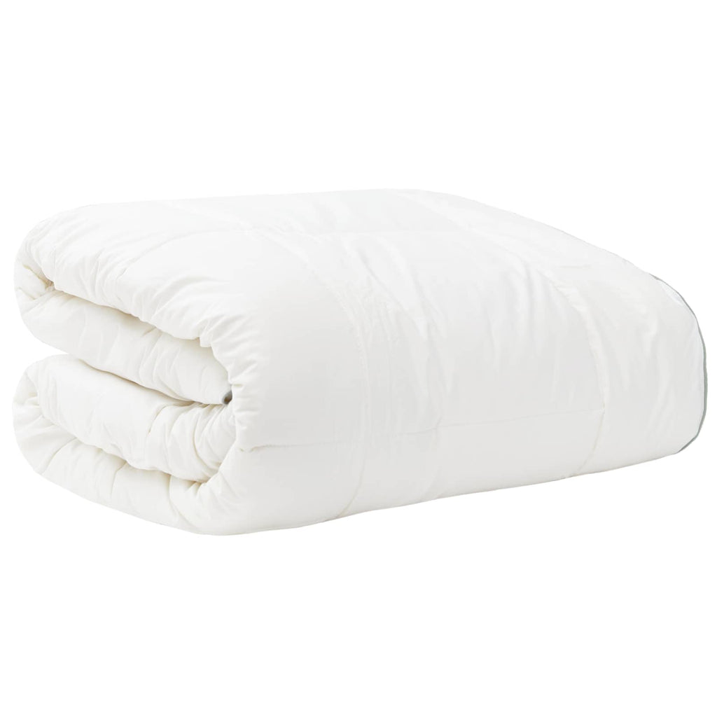 vidaXL Kołdra TRIER 135x220 cm 4 pory roku 220 GSM Biały