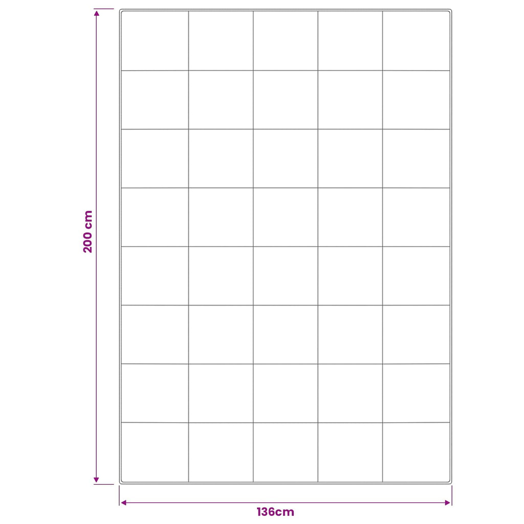 vidaXL Kołdra TRIER 135x200 cm 4 pory roku 140+220GSM Biały