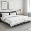 vidaXL Kołdra TRIER 200x200cm 4 pory roku 140+220GSM Biały