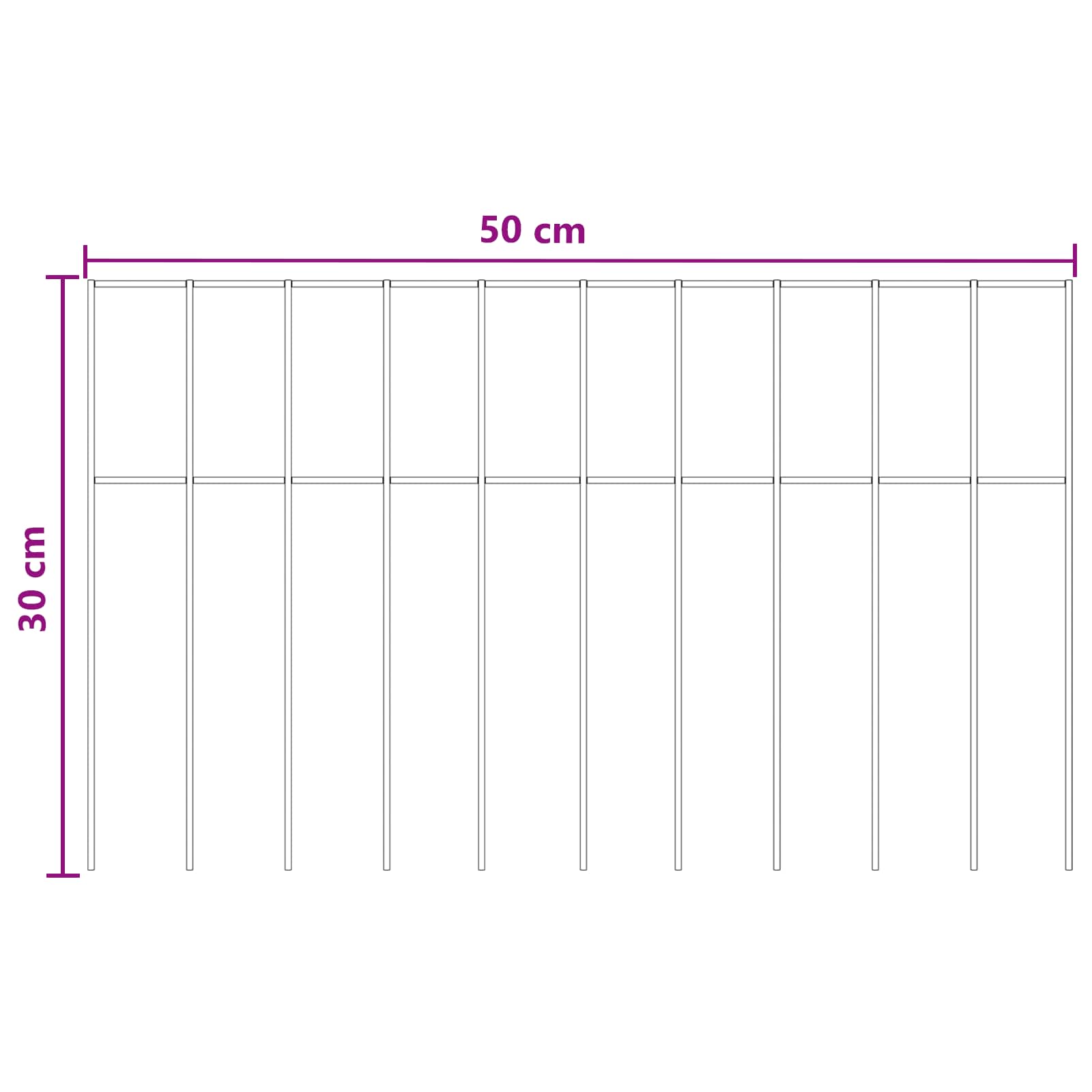 vidaXL Panel ogrodzeniowy 12 pcs Stal ocynkowana srebrny