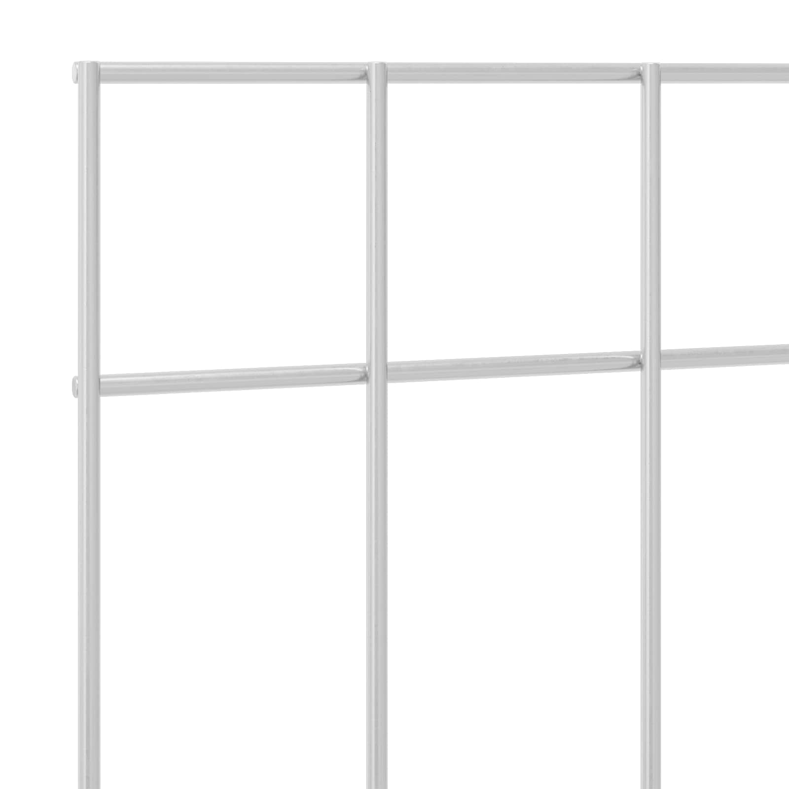vidaXL Panel ogrodzeniowy 48 pcs Stal ocynkowana srebrny