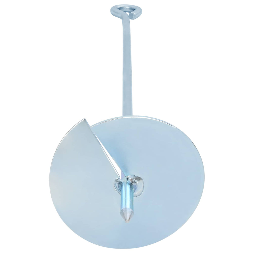 vidaXL Kotwa ziemna 10 pcs srebrny Ø10 x 60 cm Galwanizowany metal